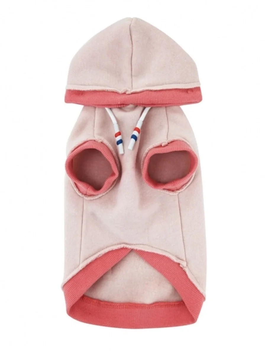 Moletom Comfy para Cães e Gatos com Capuz — Rosa