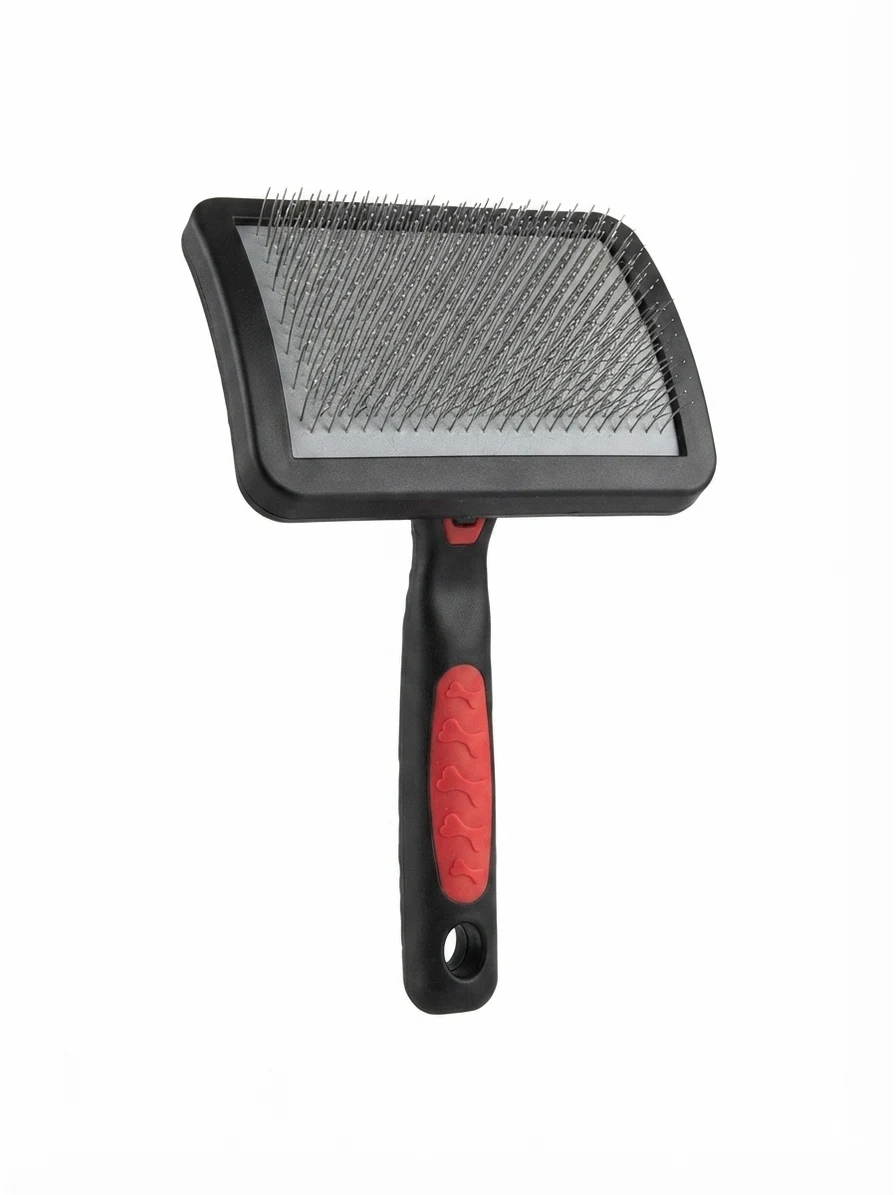 Rasqueadeira Escova Slicker Autolimpante para Cães e Gatos